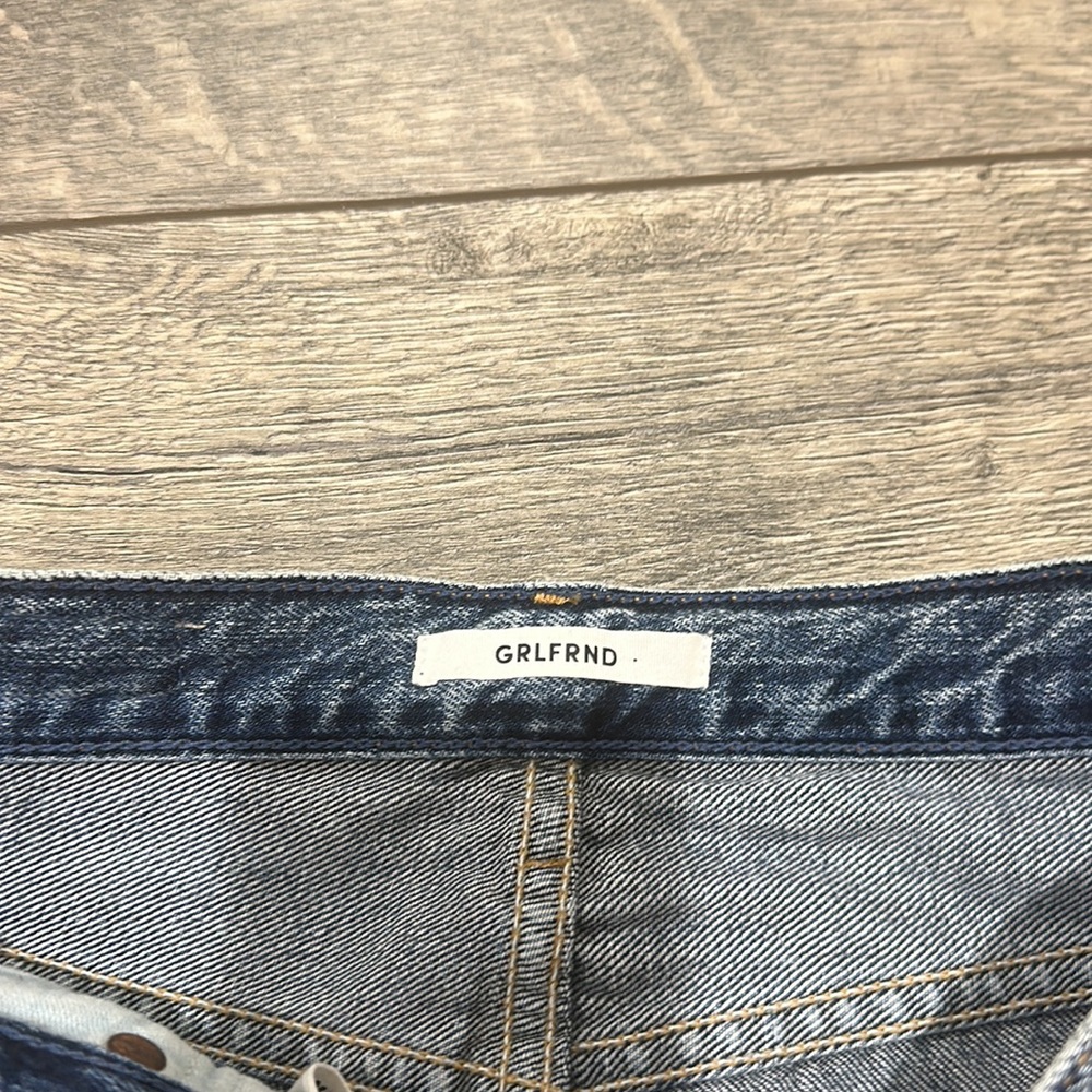 • GRLFRND • Women’s Karolina High Rise Skinny Almost Gone Blue 27 - Picture 5 of 7